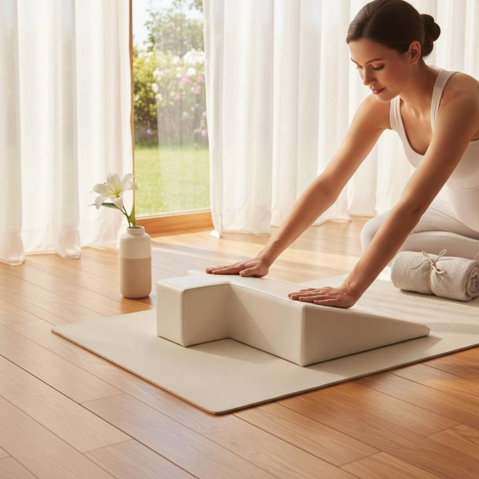 マタニティサポートクッション高密度フォームエクササイズピロー - Pilates & Yoga Vida のレビューと価格